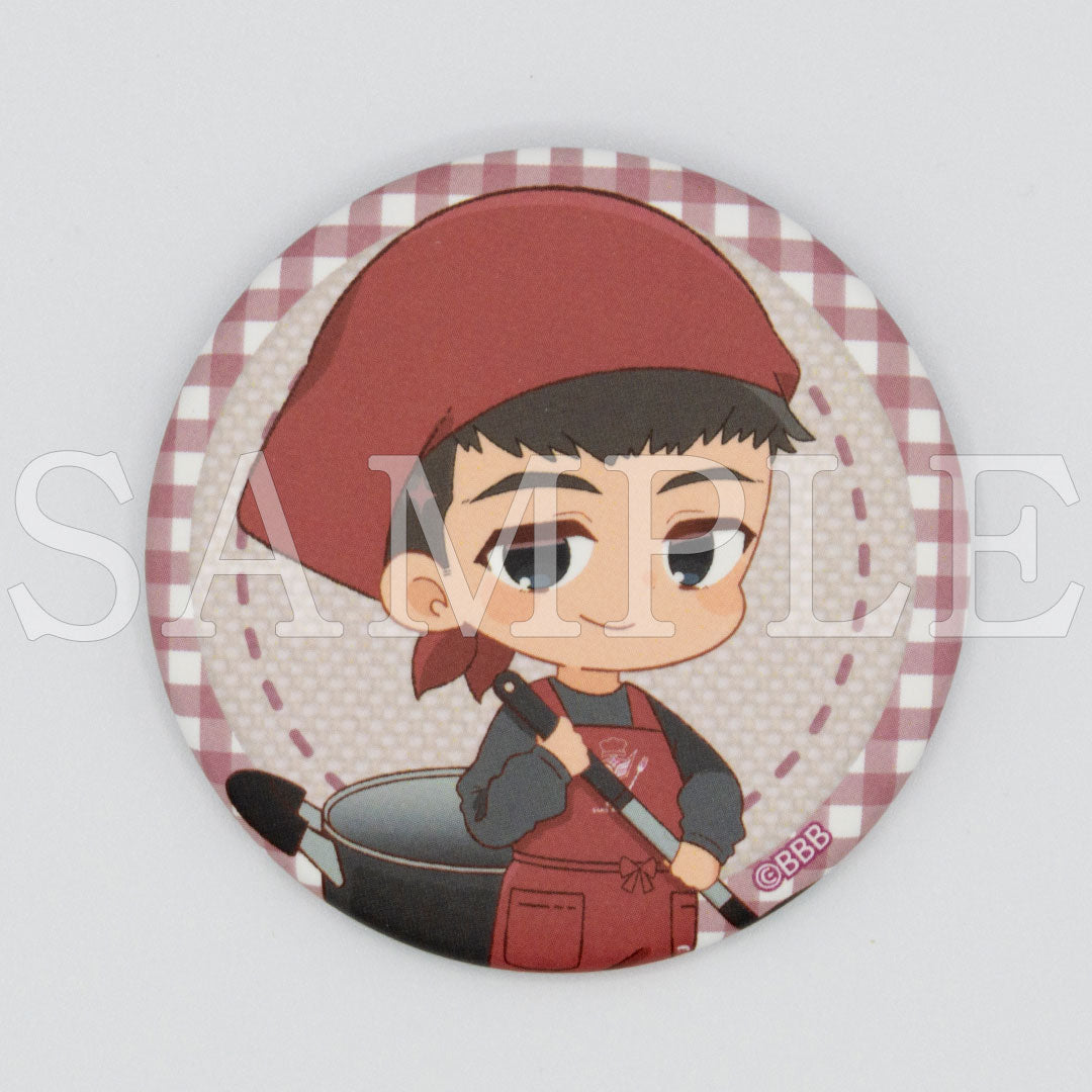 『勇気爆発バーンブレイバーン』マット缶バッジ(コンプリートセット)【ご注文から通常5営業日以内に発送】