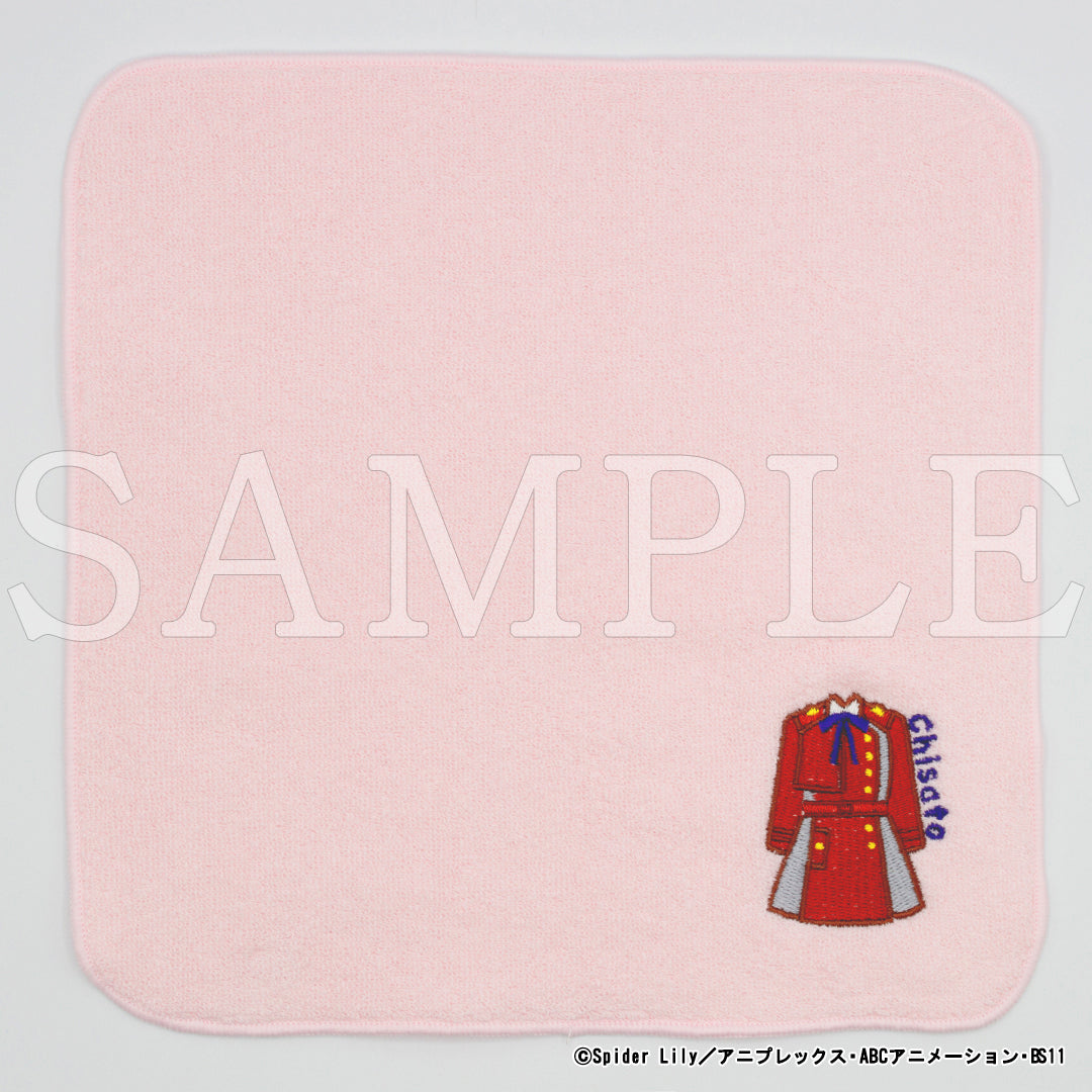 『リコリス・リコイル』刺繍今治ミニタオル 錦木千束 リコリスver.【ご注文から通常5営業日以内に発送】