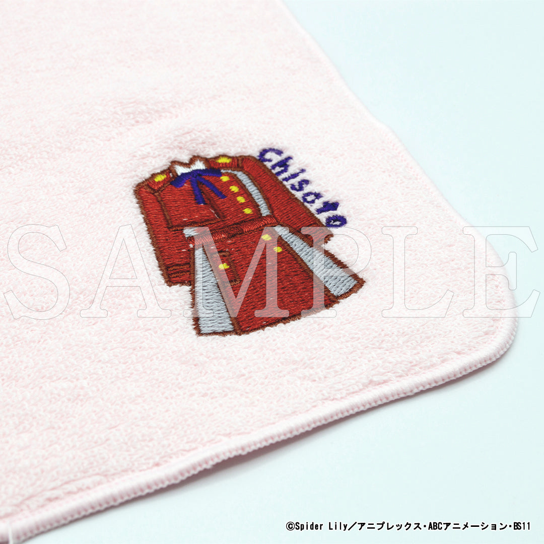 『リコリス・リコイル』刺繍今治ミニタオル 錦木千束 リコリスver.【ご注文から通常5営業日以内に発送】