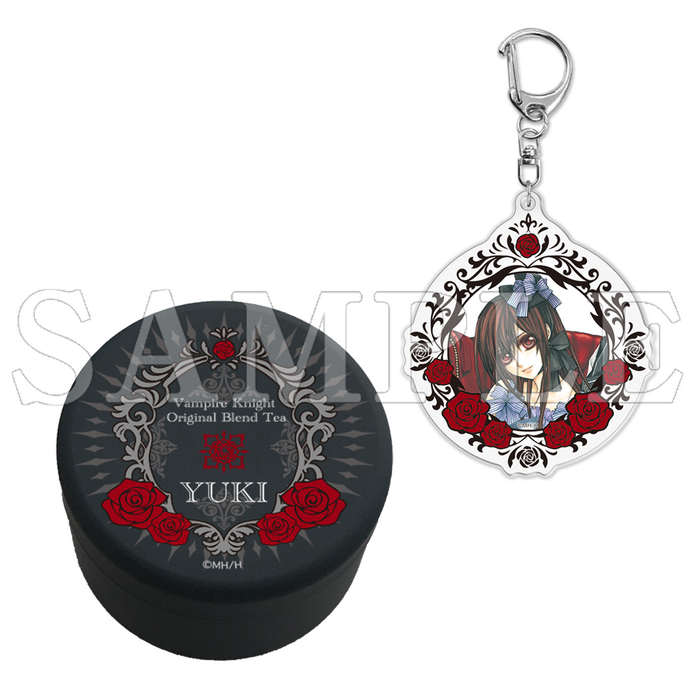 『ヴァンパイア騎士&ヴァンパイア騎士memories』黒主優姫 アクリルチャーム付きブレンドティー(プリント缶)【ご注文から通常5営業日以内に発送】
