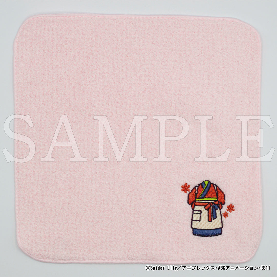 『リコリス・リコイル』刺繍今治ミニタオル 錦木千束 喫茶リコリコver.【ご注文から通常5営業日以内に発送】