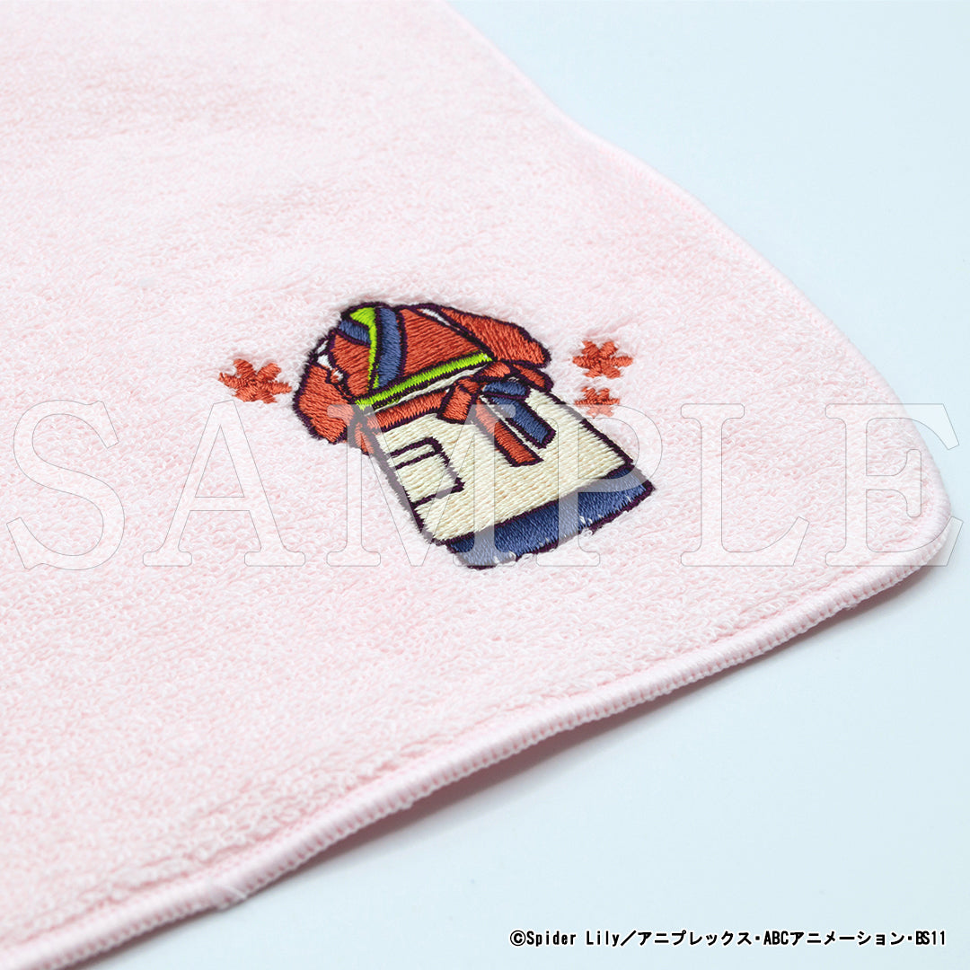 『リコリス・リコイル』刺繍今治ミニタオル 錦木千束 喫茶リコリコver.【ご注文から通常5営業日以内に発送】