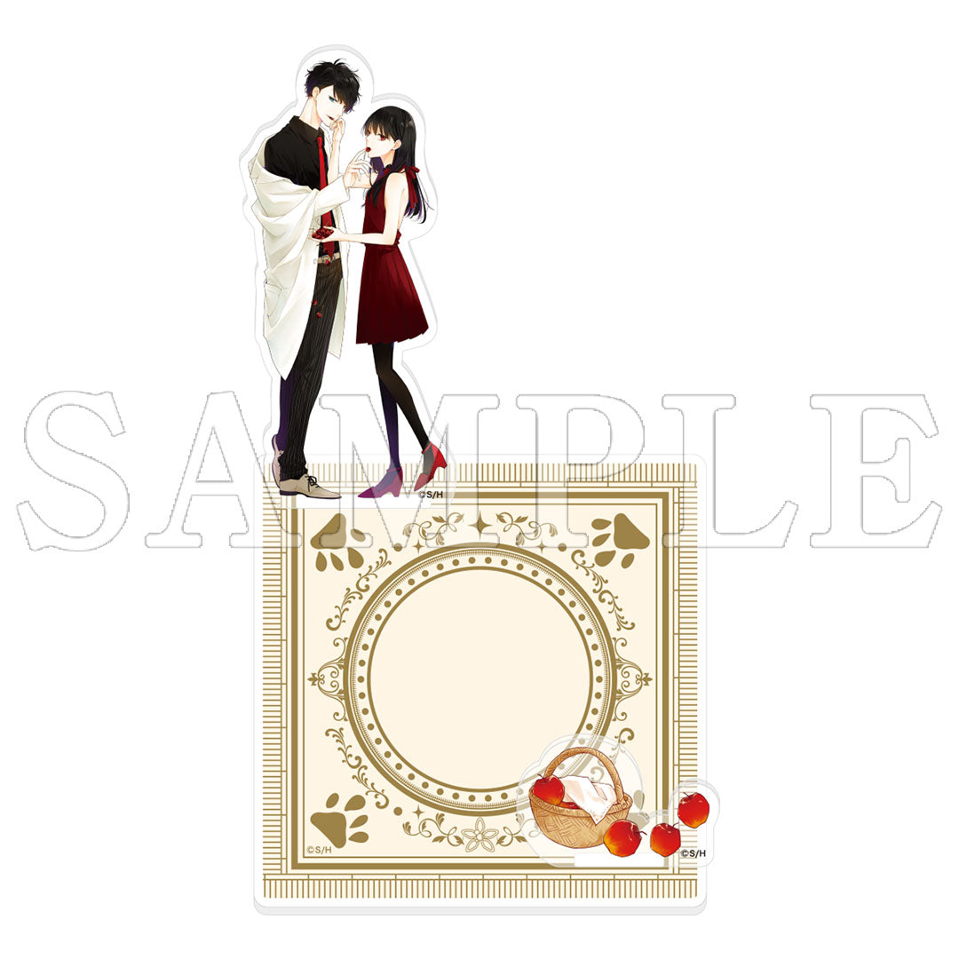 『墜落JKと廃人教師』 アクリルスタンドコースター 落合扇言&灰葉仁 A【ご注文から通常5営業日以内に発送】