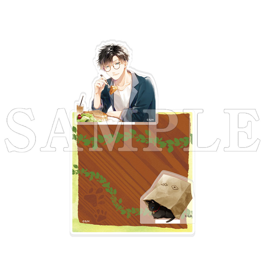 『墜落JKと廃人教師』 アクリルスタンドコースター 灰葉仁 B【ご注文から通常5営業日以内に発送】