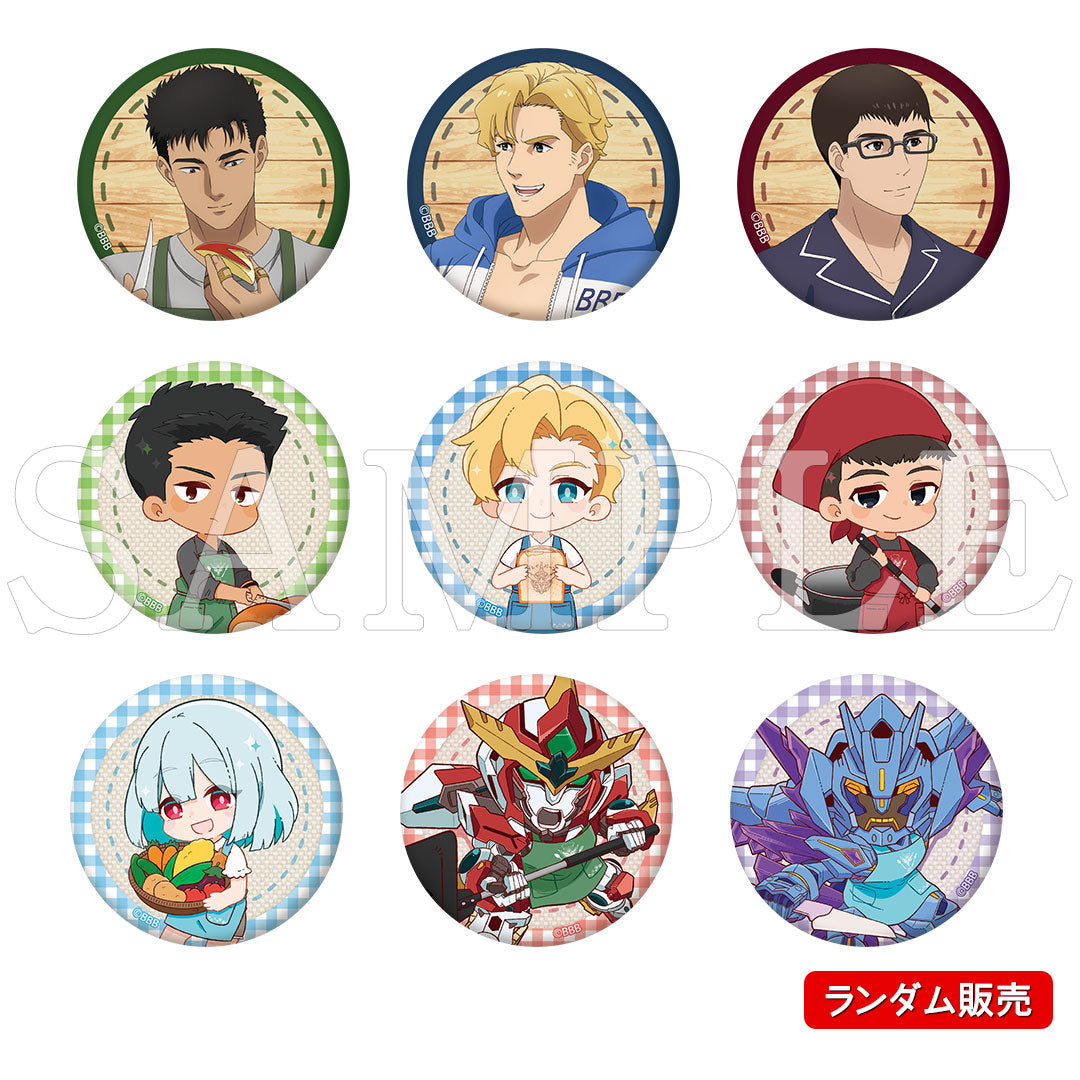 『勇気爆発バーンブレイバーン』マット缶バッジ(ランダム)【ご注文から通常5営業日以内に発送】