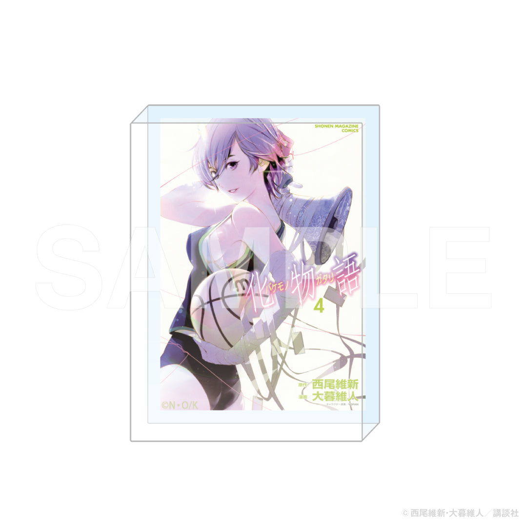 漫画『化物語』コミックアートアクリルブロック 4巻|漫画化物語 グッズ