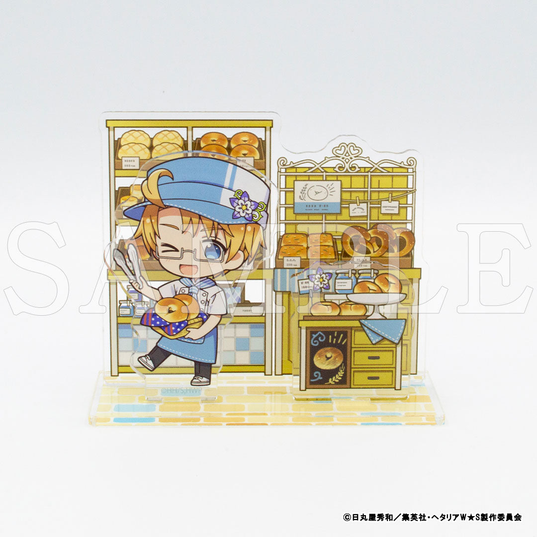 『ヘタリア World★Stars』ミニキャラアクリルジオラマ ベーカリーstyle アメリカ【販売期間11/26 12時まで/1月下旬以降順次発送】