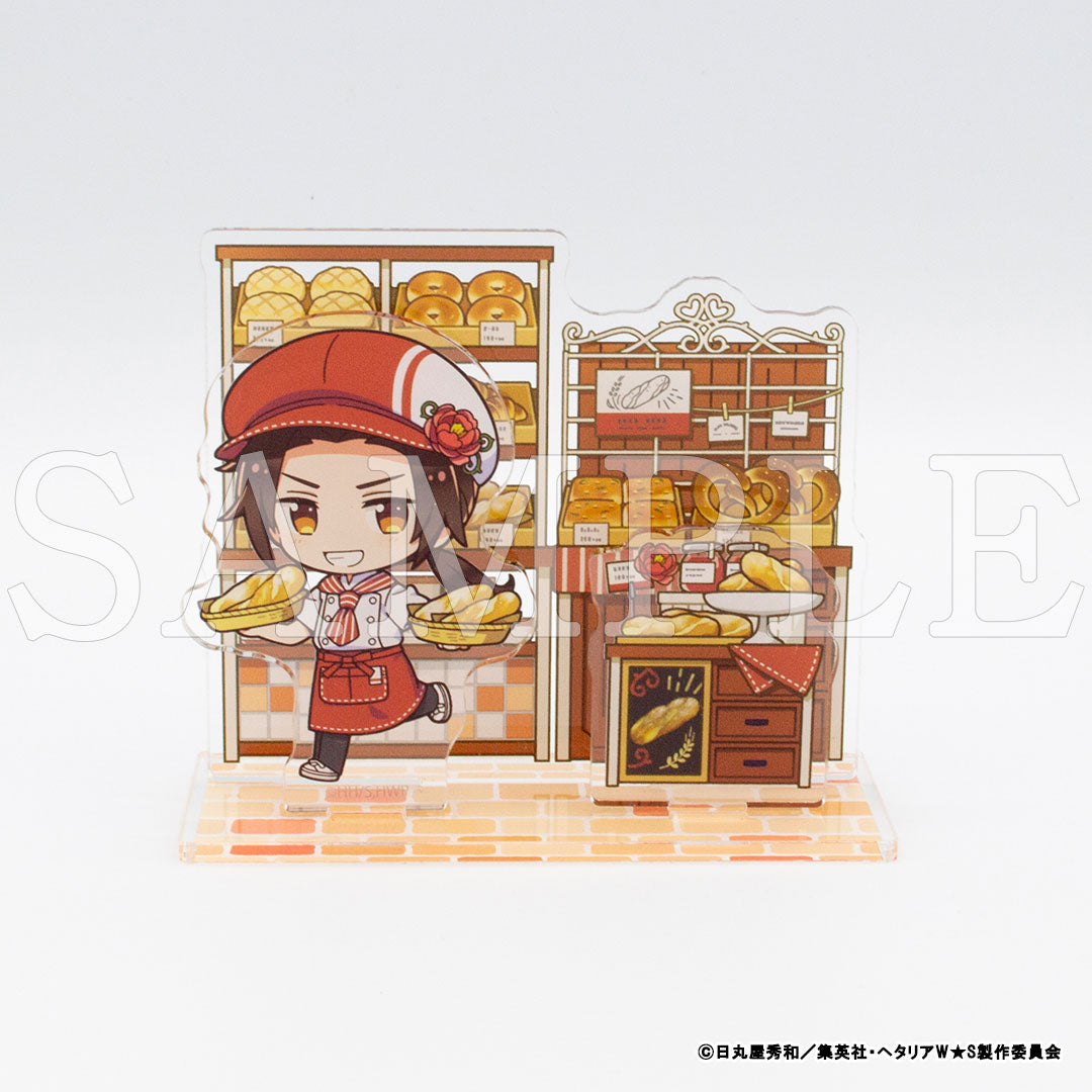 『ヘタリア World★Stars』ミニキャラアクリルジオラマ ベーカリーstyle 中国【販売期間11/26 12時まで/1月下旬以降順次発送】