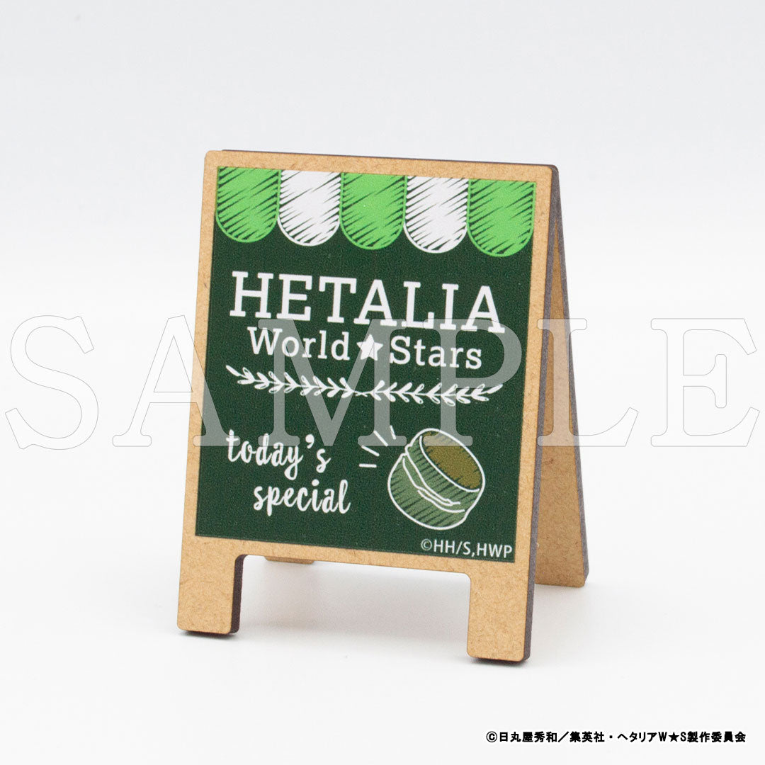 『ヘタリア World★Stars』立て看板風ウッドメモスタンド イギリス【販売期間11/26 12時まで/1月下旬以降順次発送】