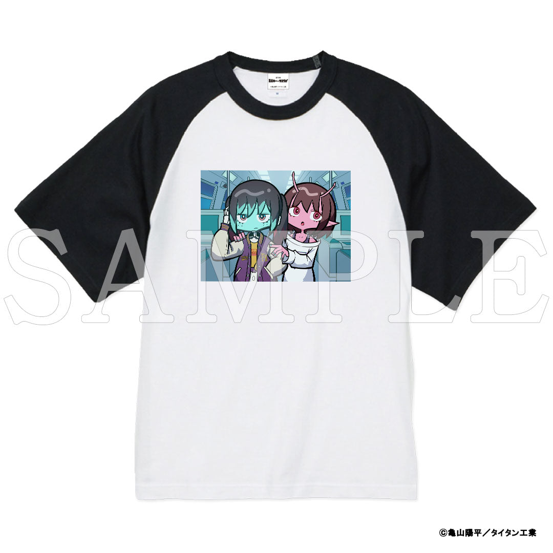 『銀河特急 ミルキー☆サブウェイ』アノトキノラグランTシャツ チハル&マキナ【販売期間3/3 12時まで/5月下旬以降順次発送】
