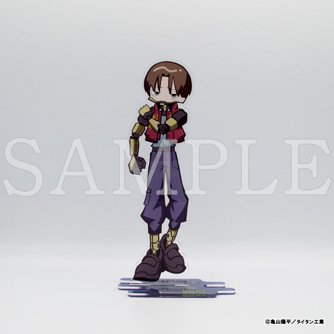 ミルキーサブウェイ　マックス　カート　アクリルスタンド カート＆マックス アカネ＆カナタの描き下ろしアクスタ！「銀河特急