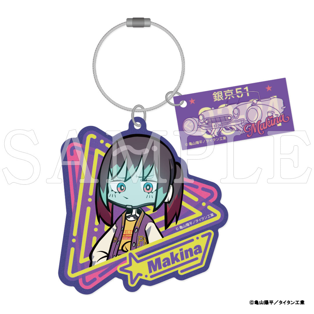 『銀河特急 ミルキー☆サブウェイ』2連アクリルキーホルダー マキナ【販売期間3/3 12時まで/5月下旬以降順次発送】