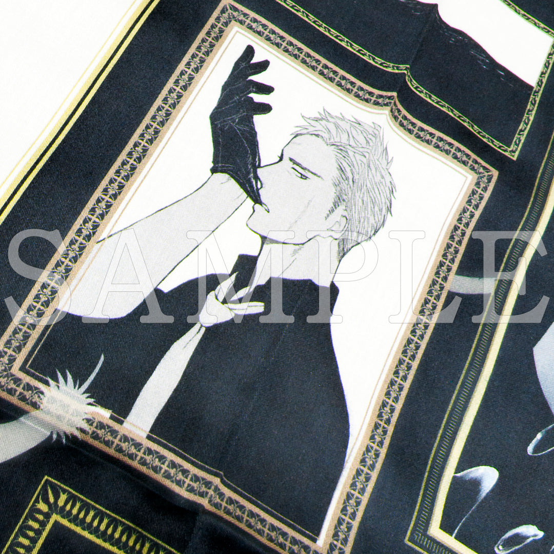 『囀る鳥は羽ばたかない』ハンカチーフ【ご注文から通常5営業日以内に発送】