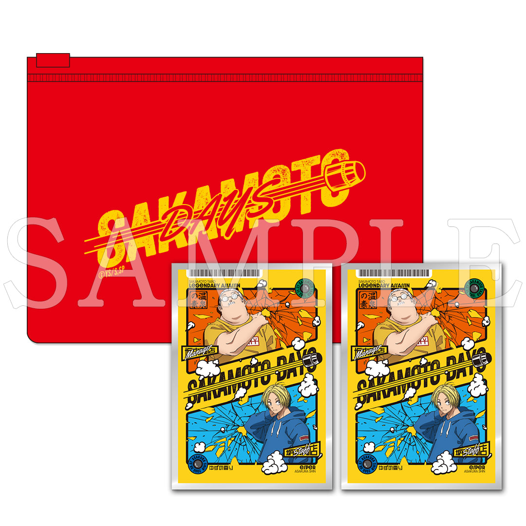 『SAKAMOTO DAYS』バスパウダー2包セット PVCポーチ付き  坂本商店【ご注文から通常5営業日以内に発送】