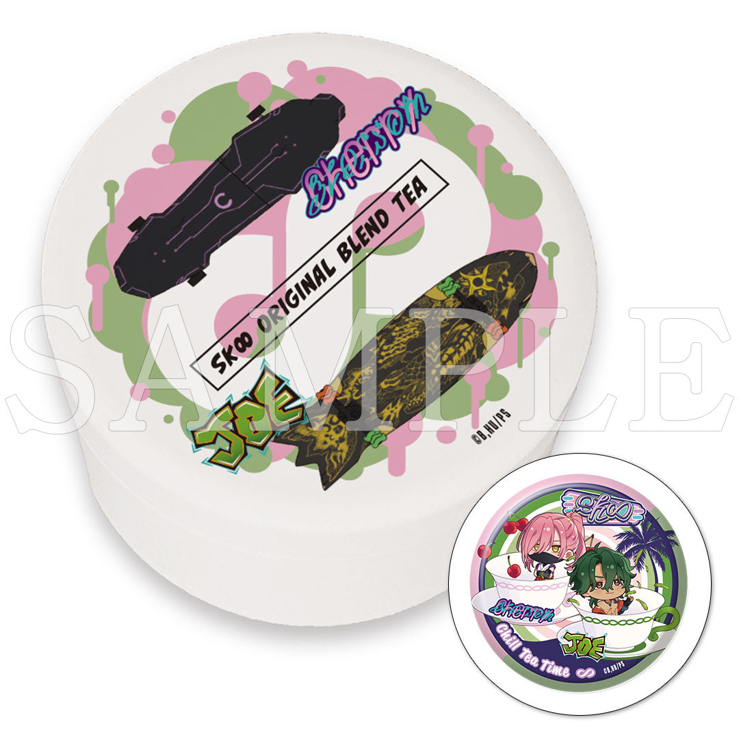 『SK∞ エスケーエイト』缶バッジ付きブレンドティー(プリント缶)Cherry blossom&ジョー【ご注文から通常5営業日以内に発送】