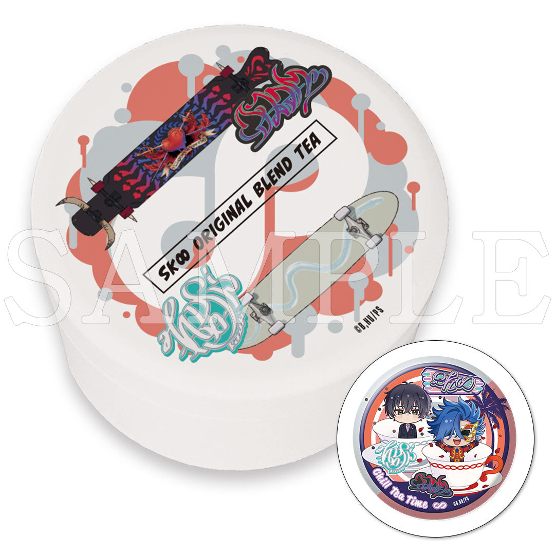 『SK∞ エスケーエイト』缶バッジ付きブレンドティー(プリント缶)愛抱夢&菊池 忠【ご注文から通常5営業日以内に発送】