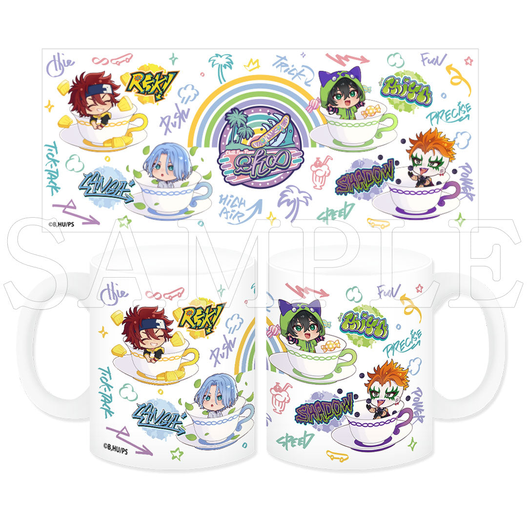 『SK∞ エスケーエイト』グラフィティマグカップ 暦・ランガ・MIYA・シャドウ【販売期間8/20(水) 12時まで/8月下旬以降順次発送】