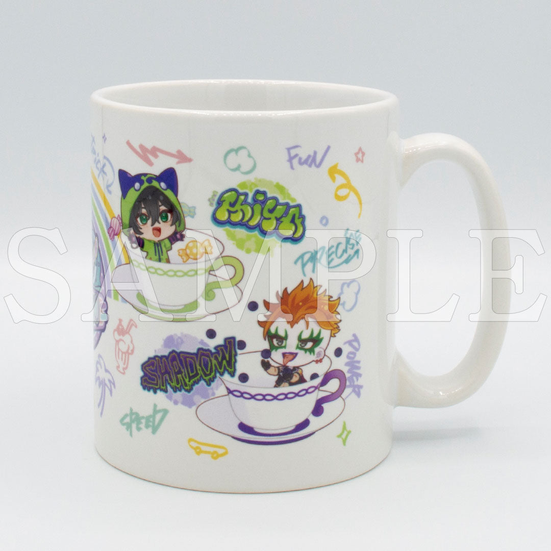 『SK∞ エスケーエイト』グラフィティマグカップ 暦・ランガ・MIYA・シャドウ【ご注文から通常5営業日以内に発送】