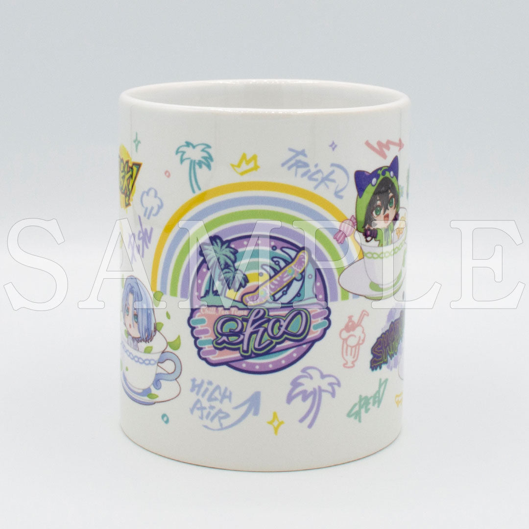 『SK∞ エスケーエイト』グラフィティマグカップ 暦・ランガ・MIYA・シャドウ【ご注文から通常5営業日以内に発送】