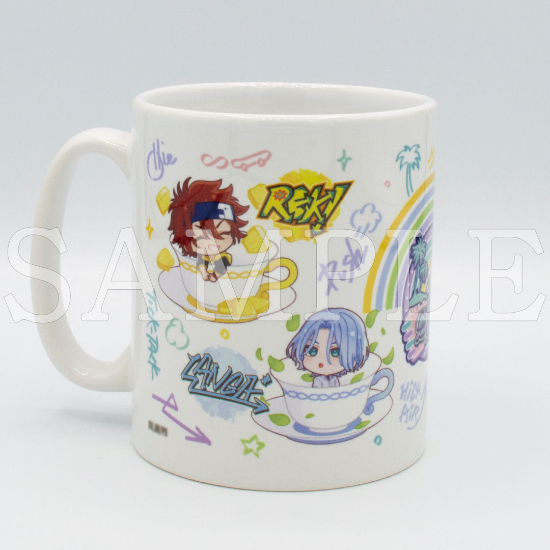 『SK∞ エスケーエイト』グラフィティマグカップ 暦・ランガ・MIYA・シャドウ【販売期間8/20(水) 12時まで/8月下旬以降順次発送】