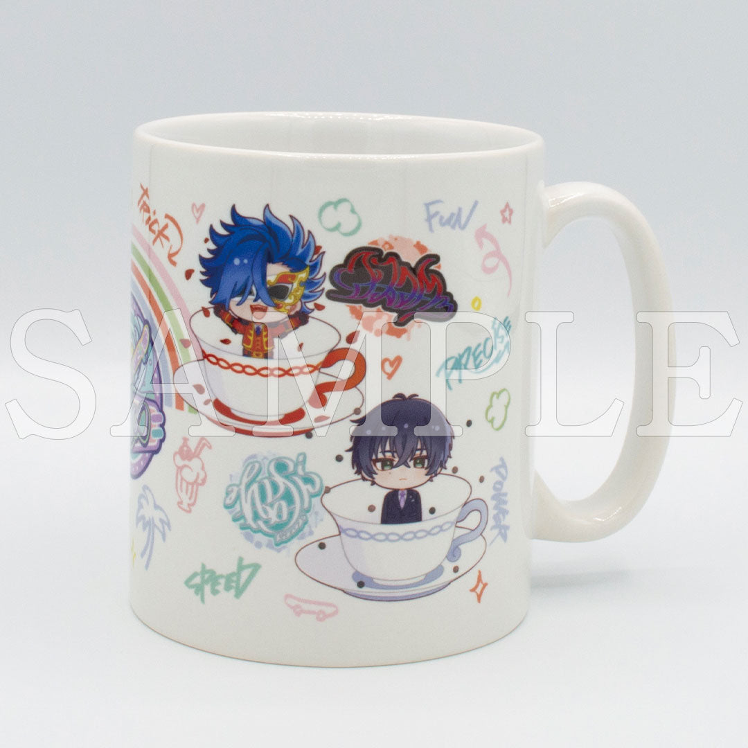 『SK∞ エスケーエイト』グラフィティマグカップ Cherry blossom・ジョー・愛抱夢・菊池 忠【ご注文から通常5営業日以内に発送】