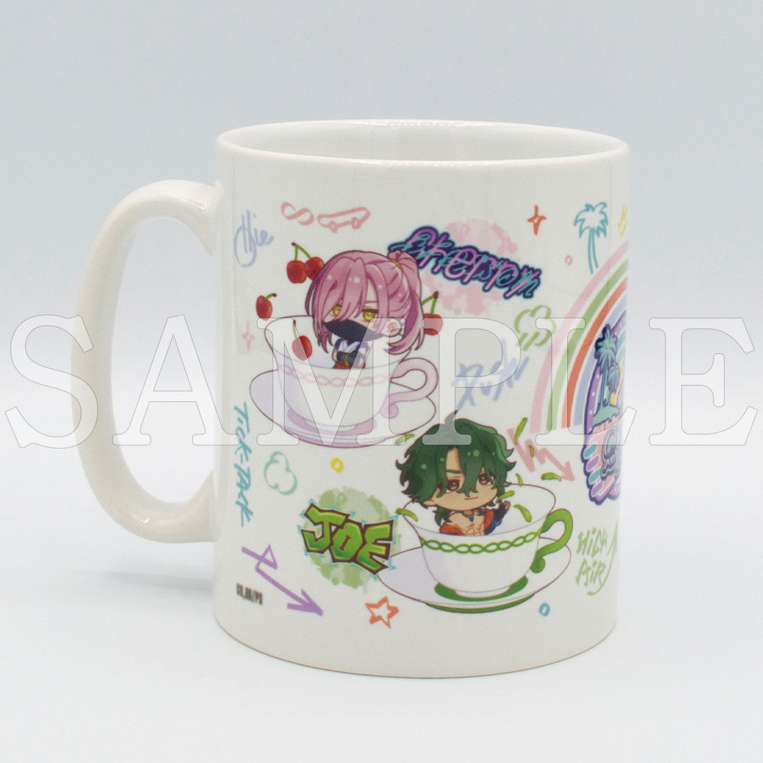 『SK∞ エスケーエイト』グラフィティマグカップ Cherry blossom・ジョー・愛抱夢・菊池 忠【ご注文から通常5営業日以内に発送】