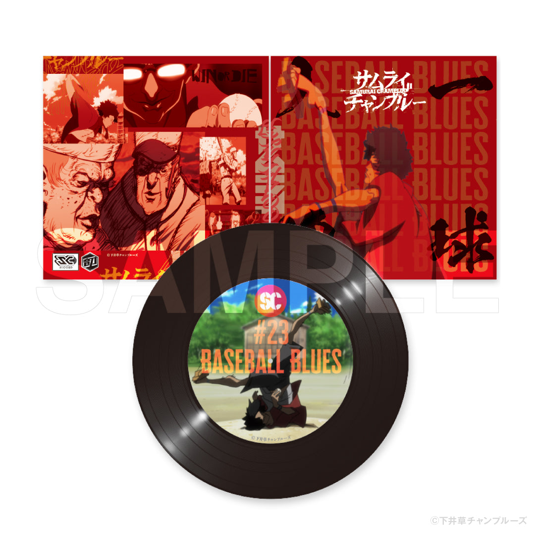サムライチャンプルー』ジャケット付きアクリルレコードコースター E