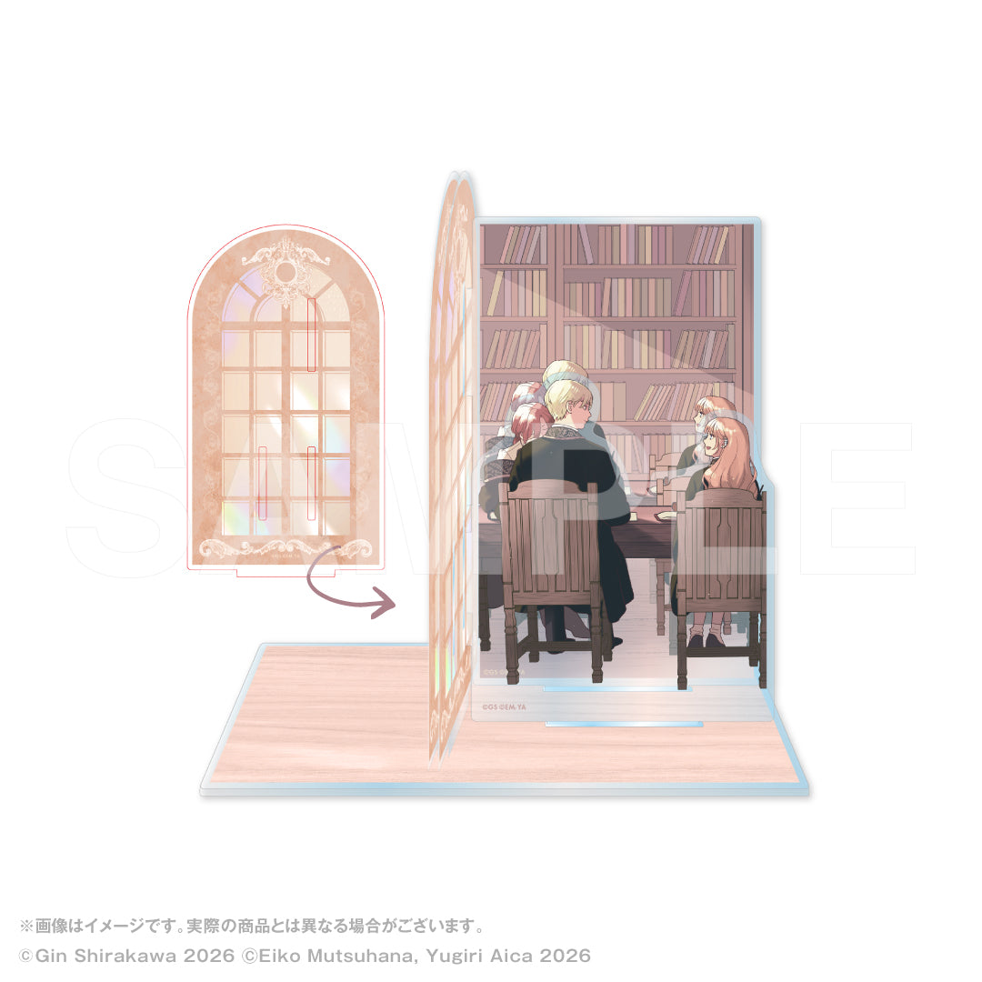 『死に戻りの魔法学校生活を、元恋人とプロローグから(※ただし好感度はゼロ)』アクリルブックエンド|死に戻り グッズ