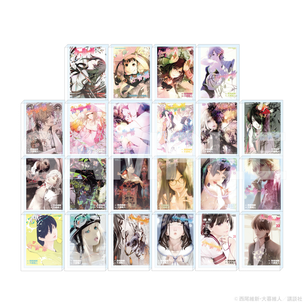 漫画『化物語』コミックアートアクリルブロック コンプリートセット