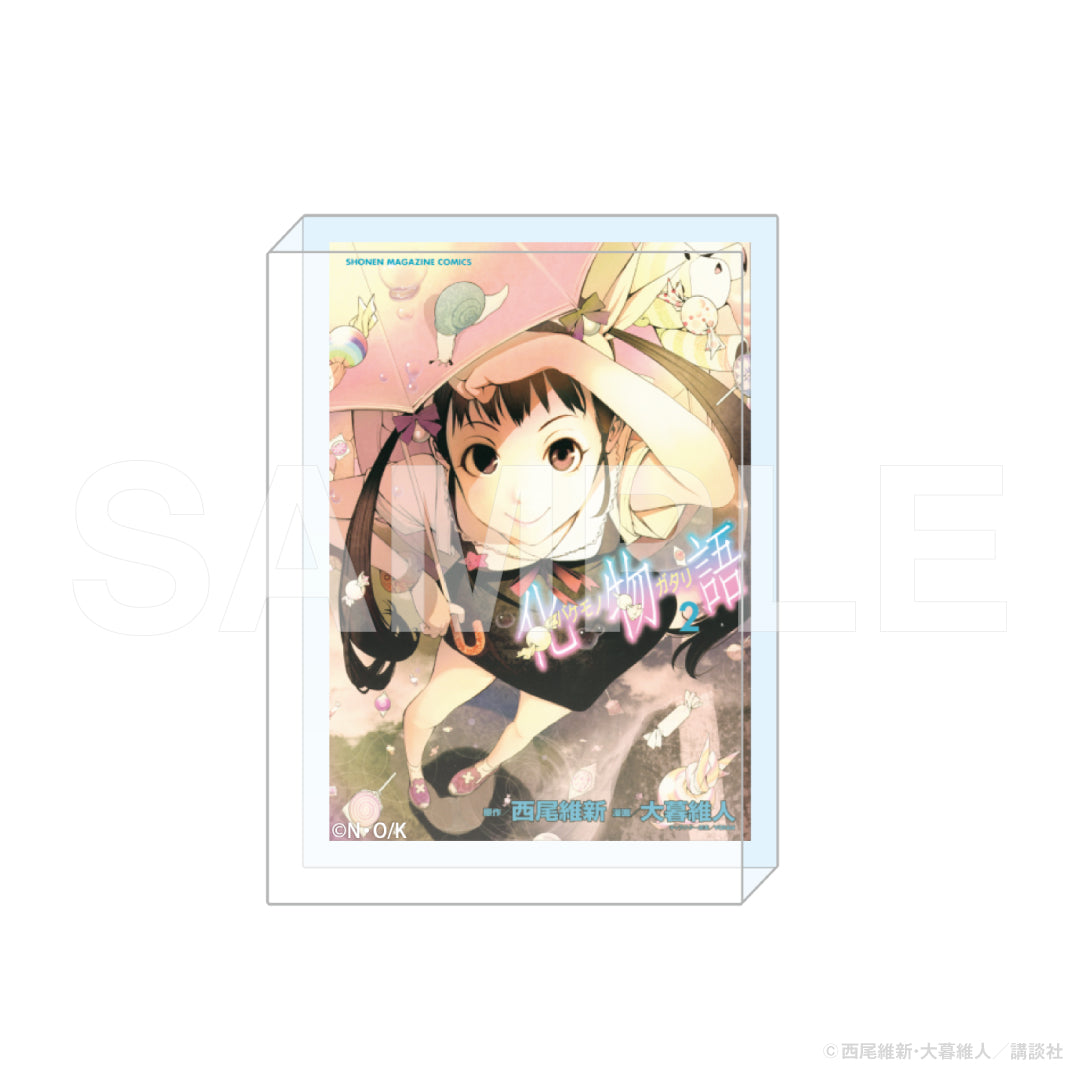 漫画『化物語』コミックアートアクリルブロック　2巻｜漫画化物語 グッズ