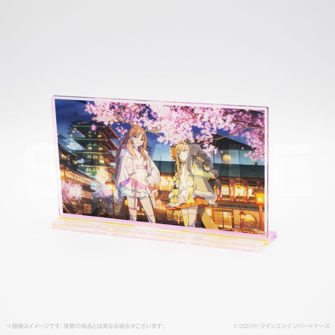 『超かぐや姫！』場面写アクリルスタンド　綾紬芦花＆諌山真実【販売期間8/25 12時まで／11月上旬以降順次発送】