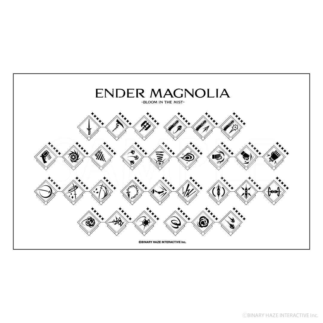 『ENDER MAGNOLIA』スキルアイコン ステンレスタンブラー【販売期間6/30 12時まで／9月下旬以降順次発送】