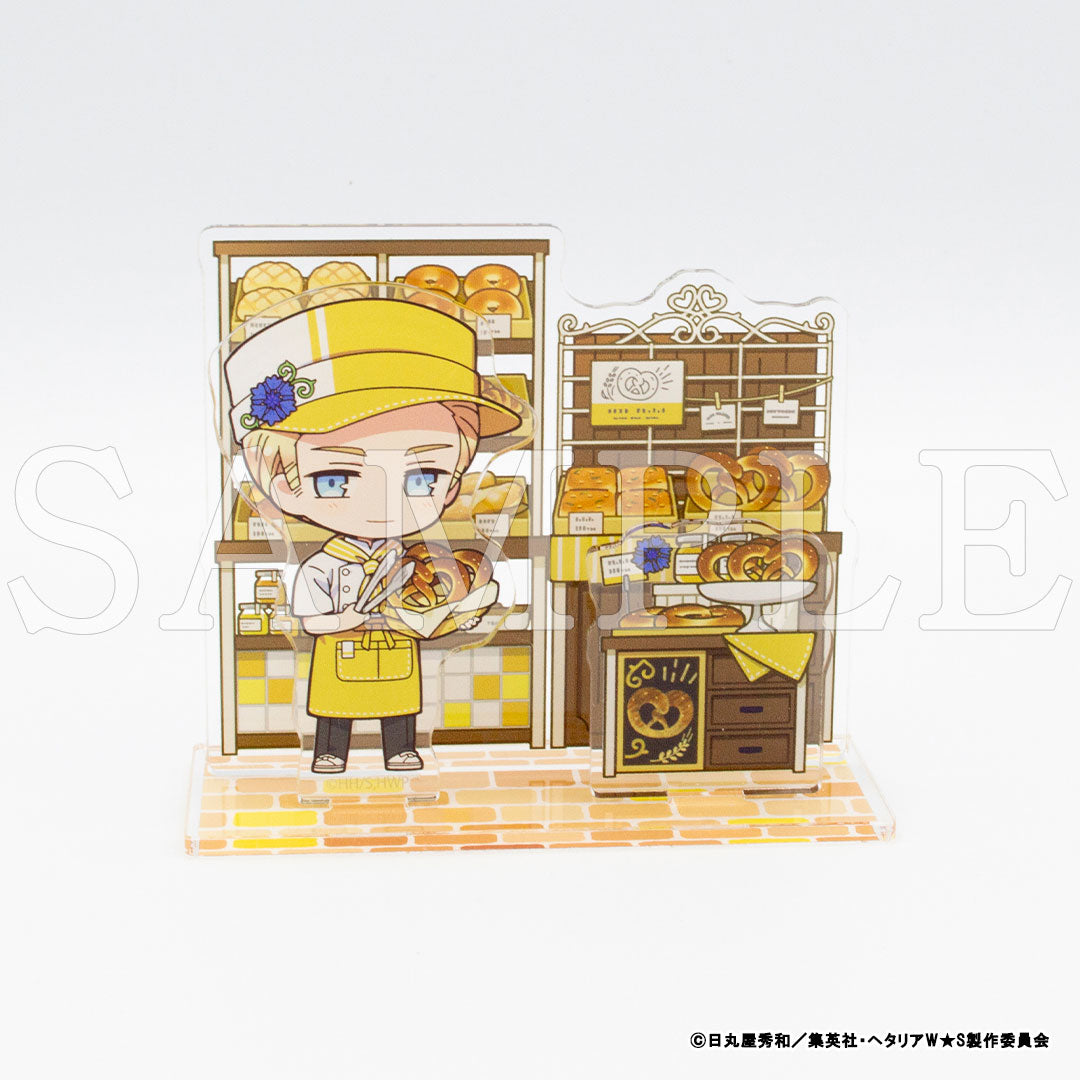 『ヘタリア World★Stars』ミニキャラアクリルジオラマ　ベーカリーstyle　ドイツ【販売期間11/26 12時まで／1月下旬以降順次発送】