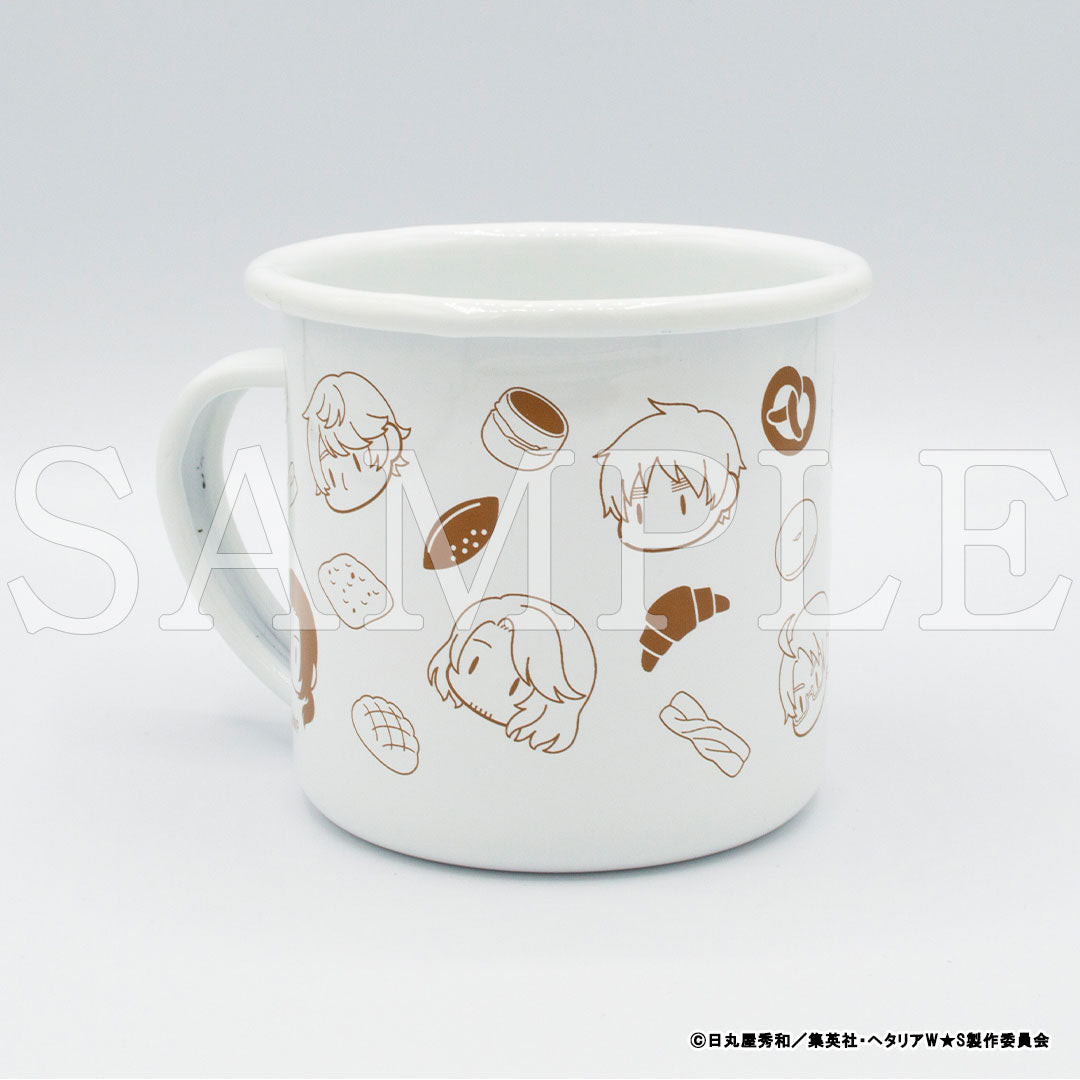 『ヘタリア World★Stars』ホーローマグカップ　ベーカリーstyle【販売期間11/26 12時まで／1月下旬以降順次発送】