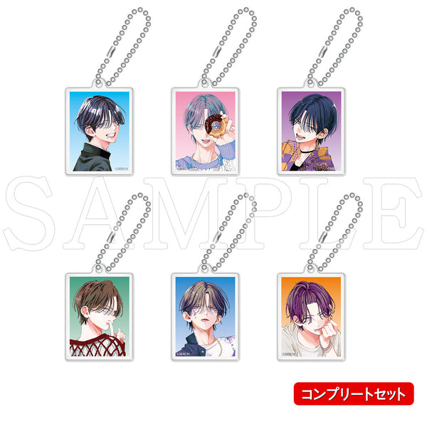 『春の嵐とモンスター』証明写真風アクリルキーホルダー（コンプリートセット）【ご注文から通常5営業日以内に発送】