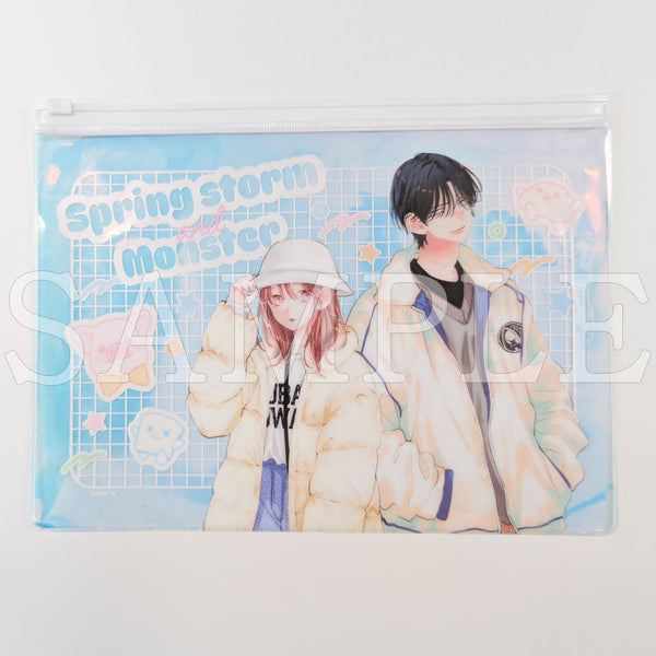 『春の嵐とモンスター』オーロラポーチ【ご注文から通常5営業日以内に発送】