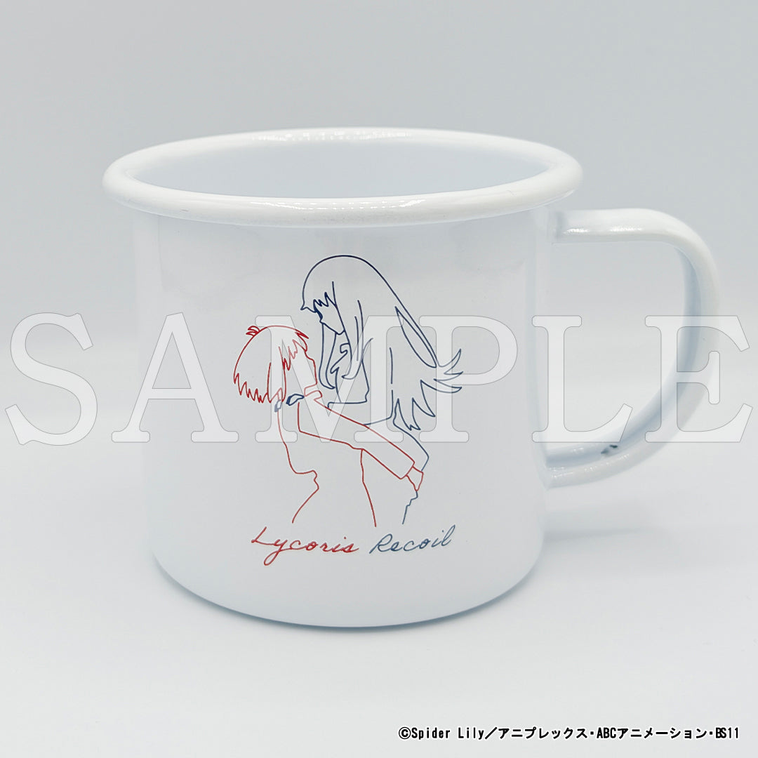 『リコリス・リコイル』ホーローマグカップ【販売期間6/18 12時まで／7月下旬以降順次発送】