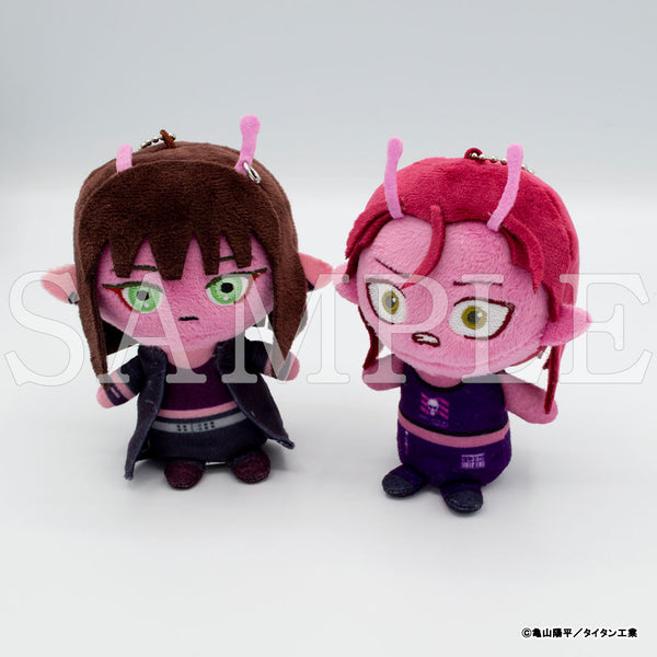 『銀河特急 ミルキー☆サブウェイ』ニコイチフィンガーマスコット アカネ&カナタ【販売期間3/3 12時まで／5月下旬以降順次発送】