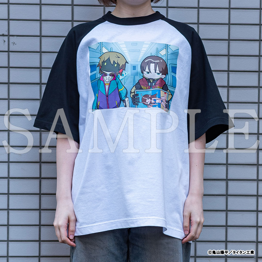 『銀河特急 ミルキー☆サブウェイ』アノトキノラグランTシャツ カート&マックス【販売期間3/3 12時まで／5月下旬以降順次発送】