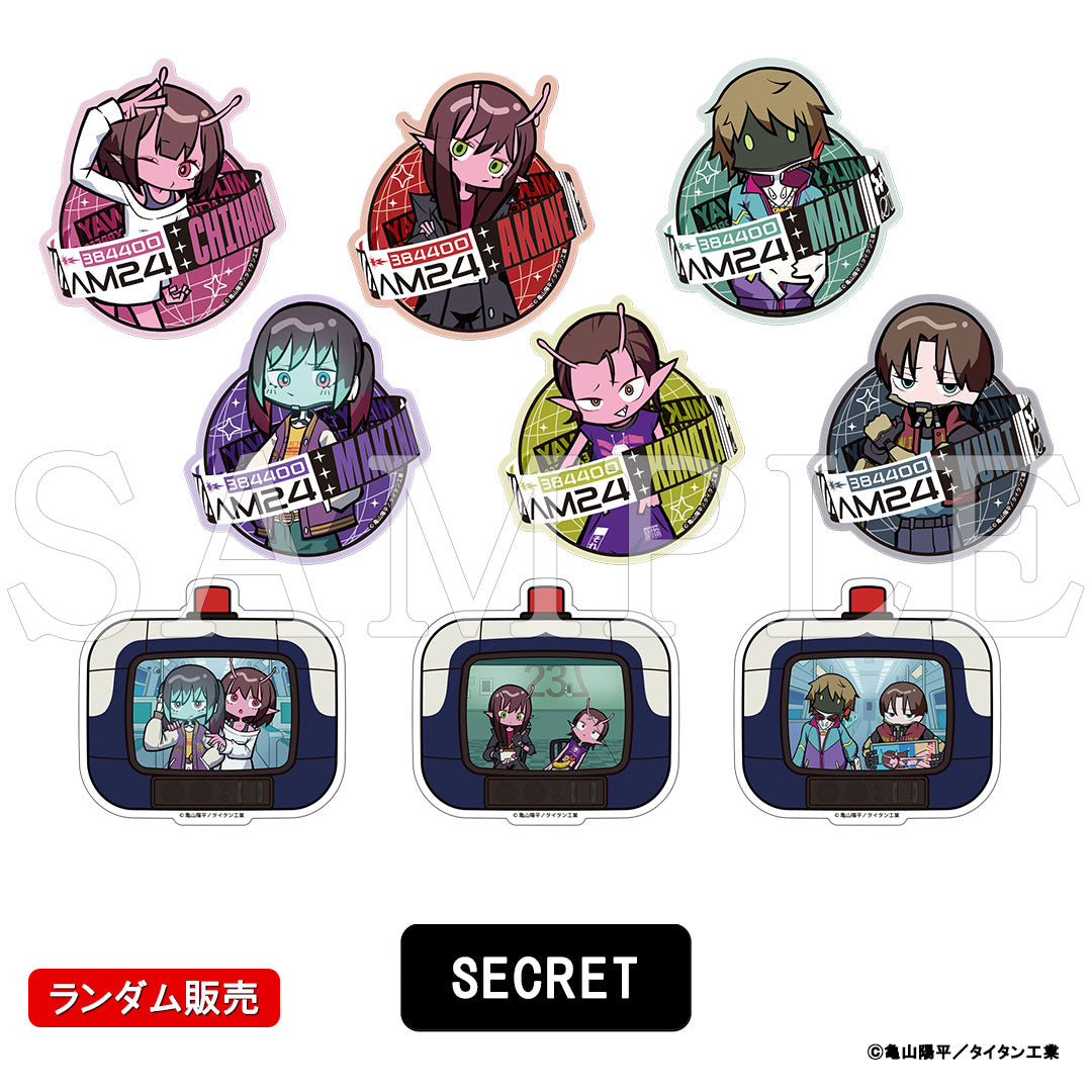 『銀河特急 ミルキー☆サブウェイ』ギャラクシーダイカットステッカー (ランダム)｜ミルキーサブウェイ グッズ