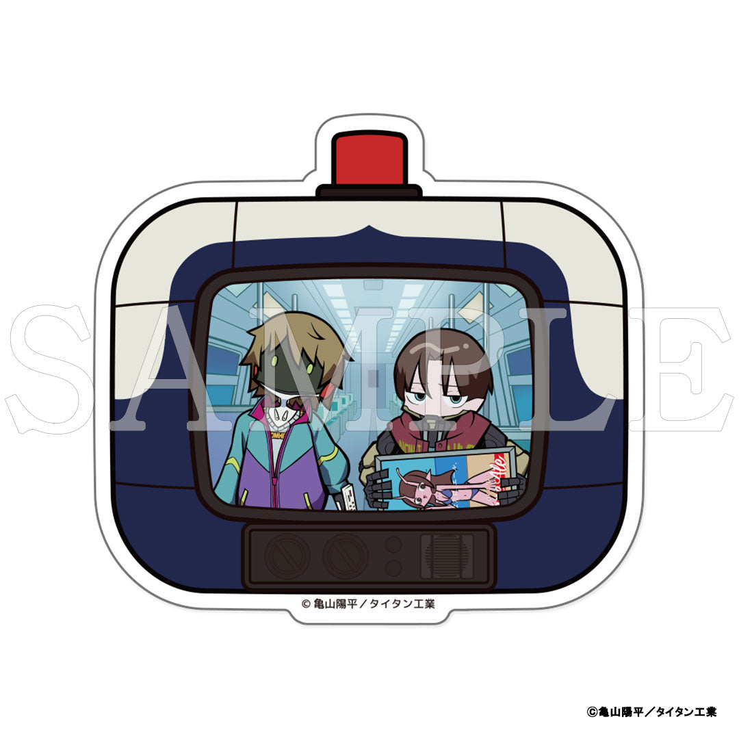 『銀河特急 ミルキー☆サブウェイ』ギャラクシーダイカットステッカー (ランダム)｜ミルキーサブウェイ グッズ