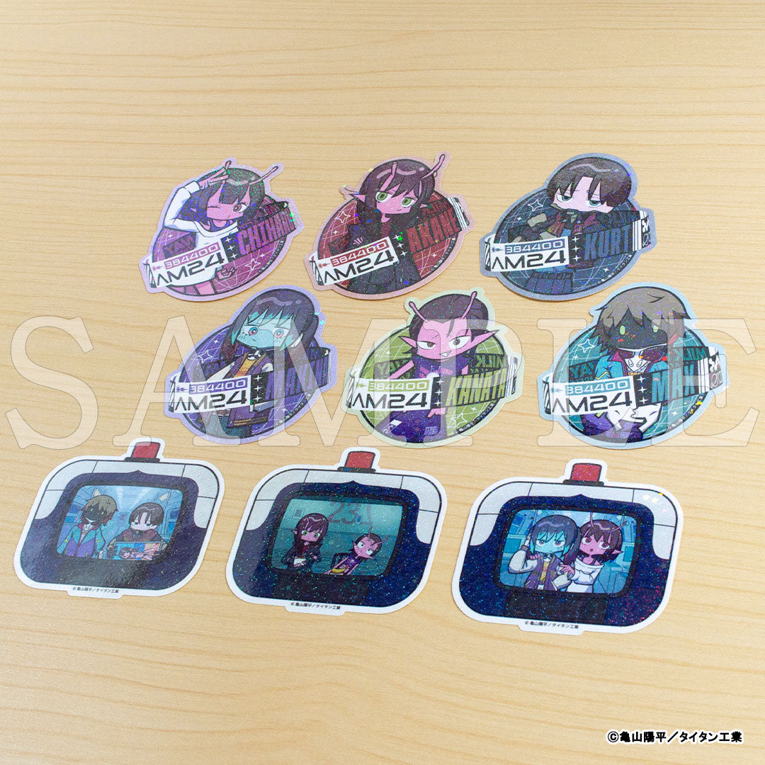 『銀河特急 ミルキー☆サブウェイ』ギャラクシーダイカットステッカー (ランダム)｜ミルキーサブウェイ グッズ