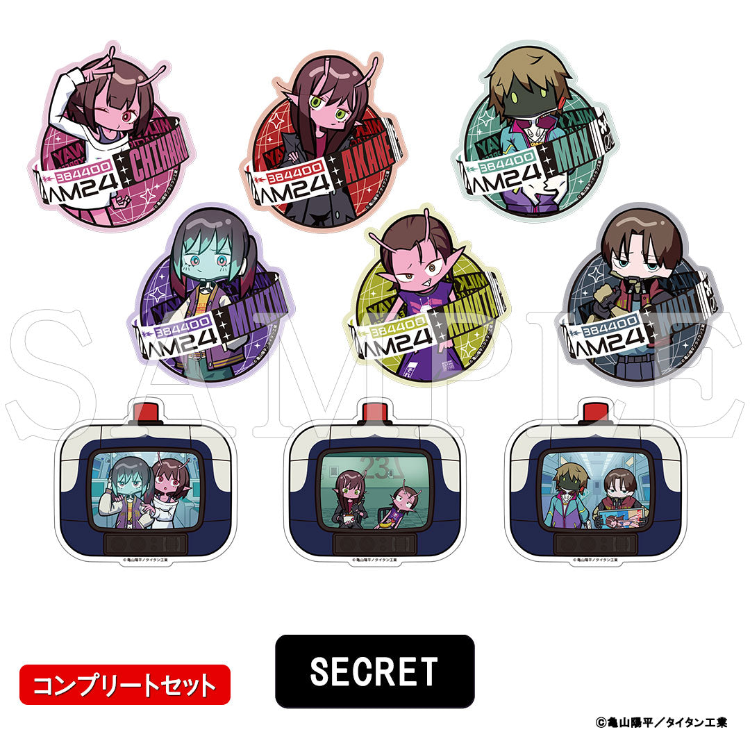 『銀河特急 ミルキー☆サブウェイ』ギャラクシーダイカットステッカー (コンプリート仕様)｜ミルキーサブウェイ グッズ