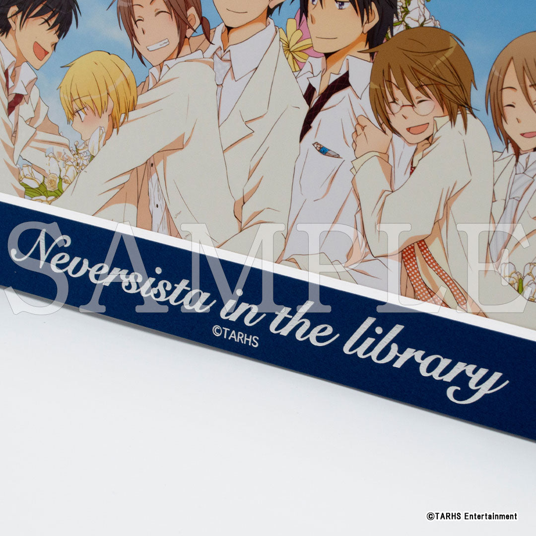 『図書室のネヴァジスタ』箔押しキャラファインマット　Ver.A【販売期間10/28 12時まで／12月下旬以降順次発送】