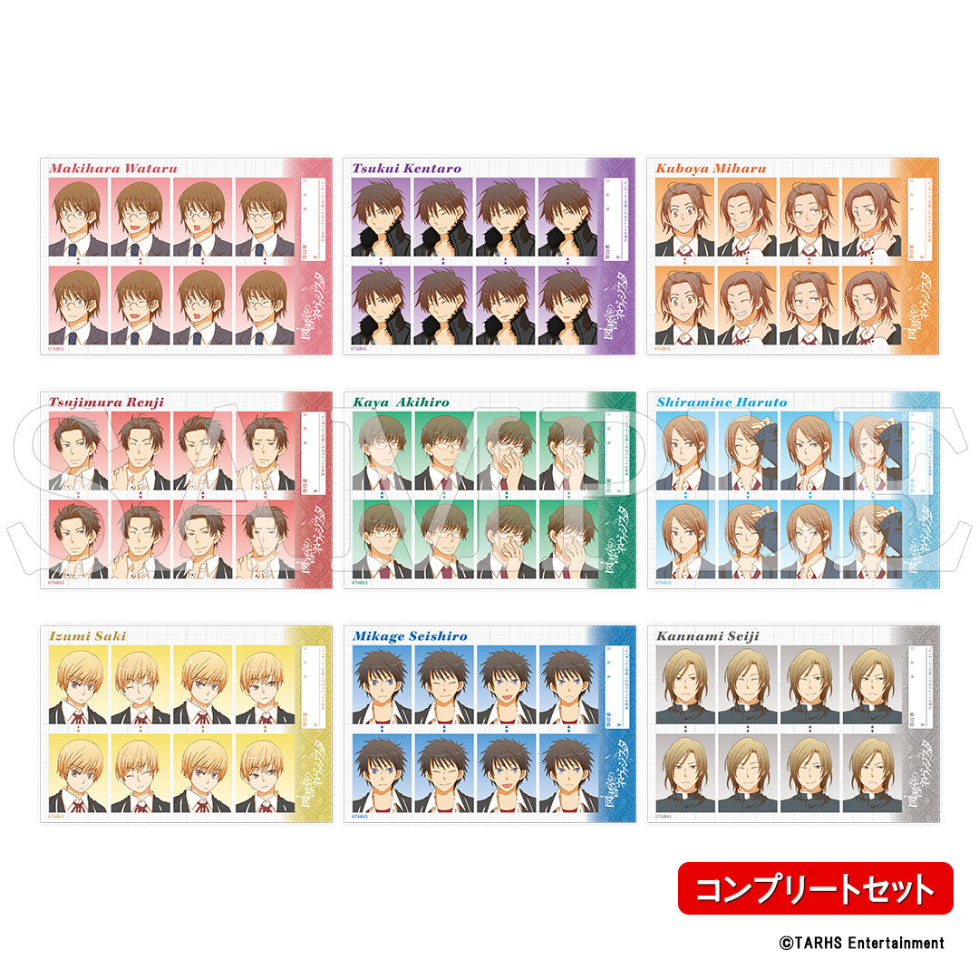 『図書室のネヴァジスタ』証明写真風ステッカー（コンプリートセット）【販売期間10/28 12時まで／12月下旬以降順次発送】