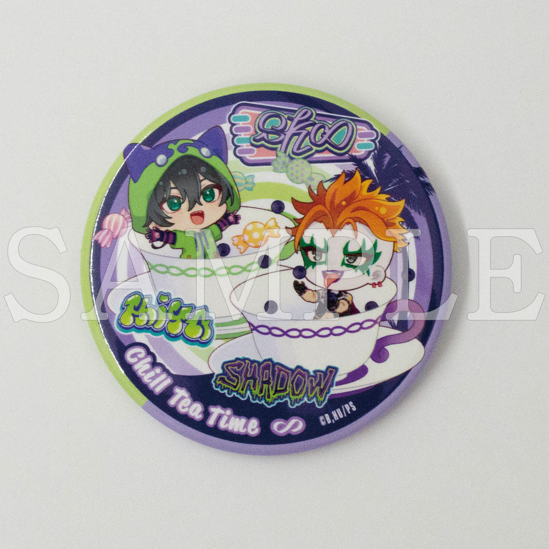 『SK∞ エスケーエイト』缶バッジ付きブレンドティー（プリント缶）MIYA＆シャドウ【販売期間8/20(水) 12時まで／8月下旬以降順次発送】