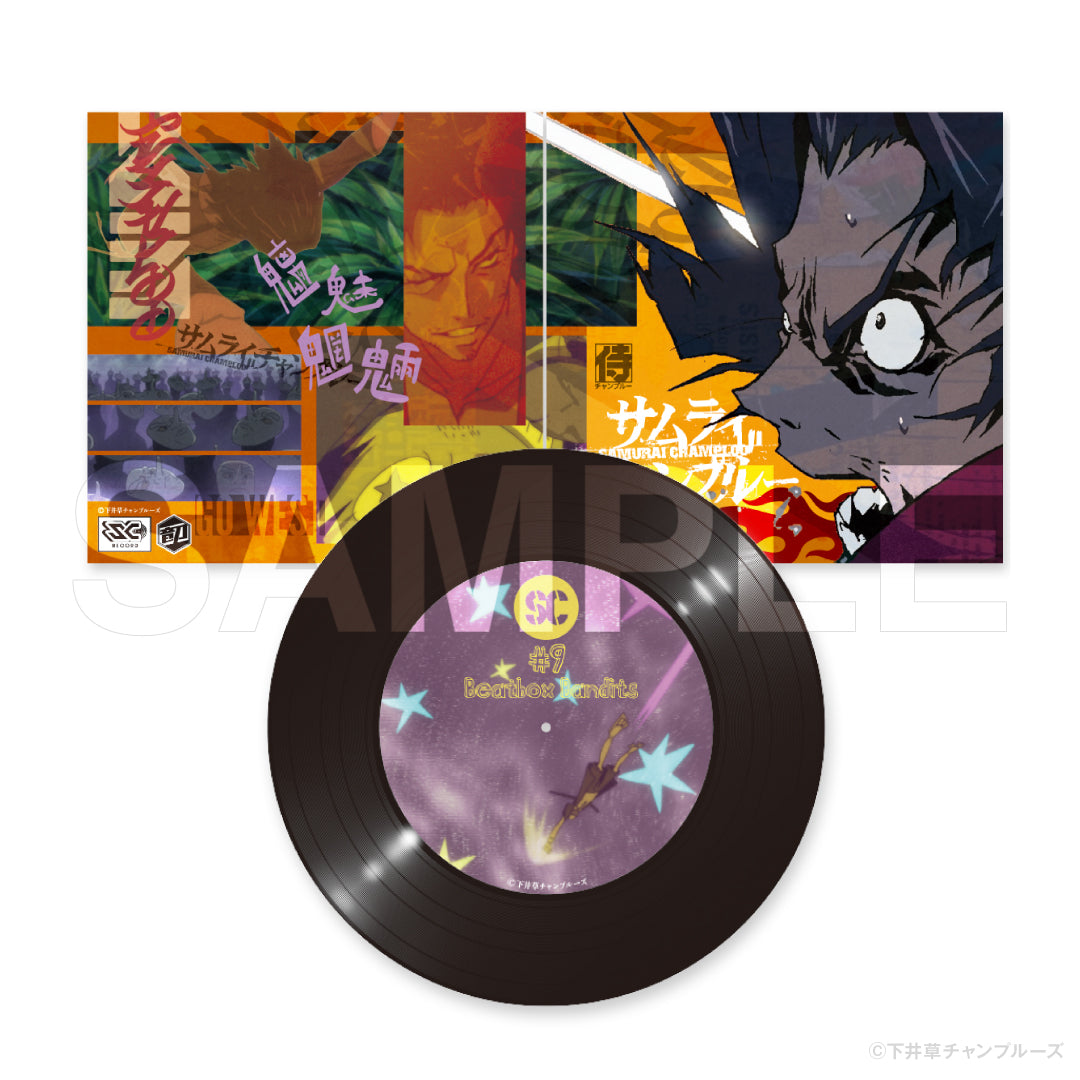 『サムライチャンプルー』ジャケット付きアクリルレコードコースター A｜サムライチャンプルー グッズ