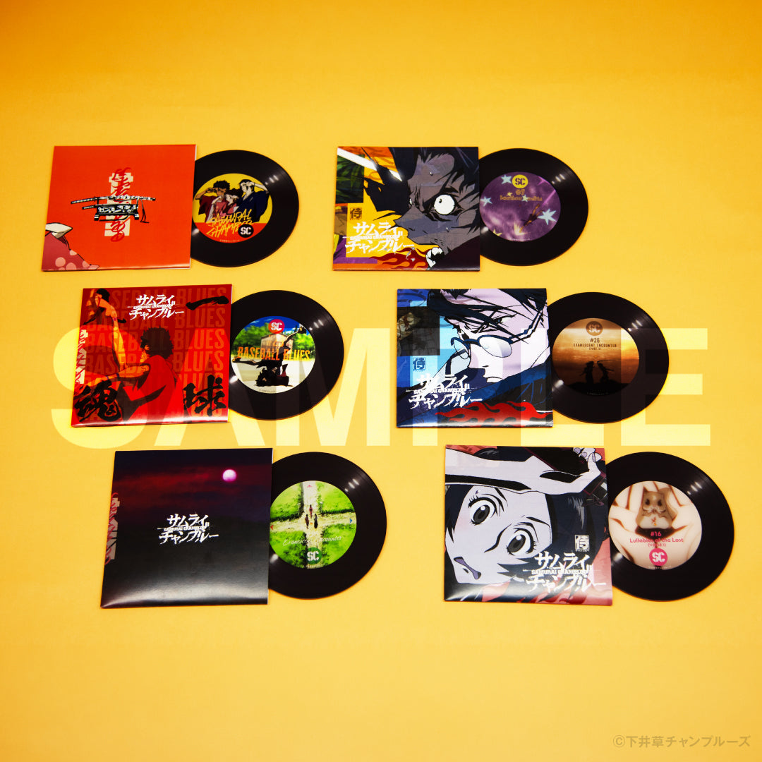 サムライチャンプルー』ジャケット付きアクリルレコードコースター F