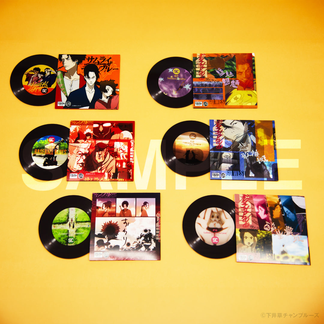 サムライチャンプルー』ジャケット付きアクリルレコードコースター F